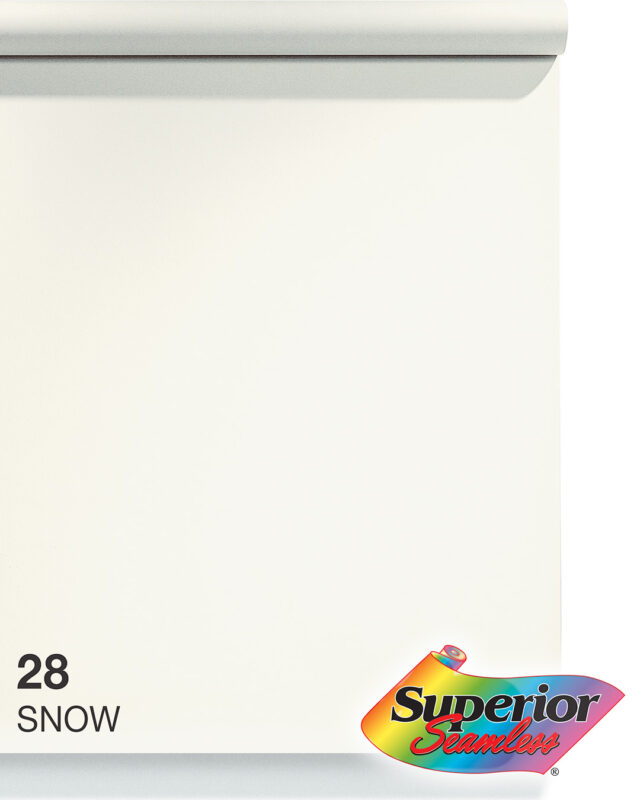 Superior Seamless Snow White #028 Photography Backdrop Paper