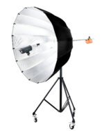 AX-30 AriesX Parabolic Softbox 180cm Wheeled Stand 1 - StudioBackdrops.com