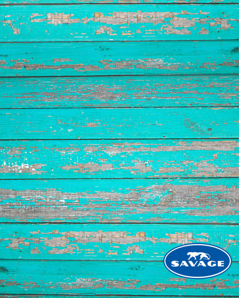 Savage Rustic Teal Wood Vinyl Backdrop SAV-P-VL706