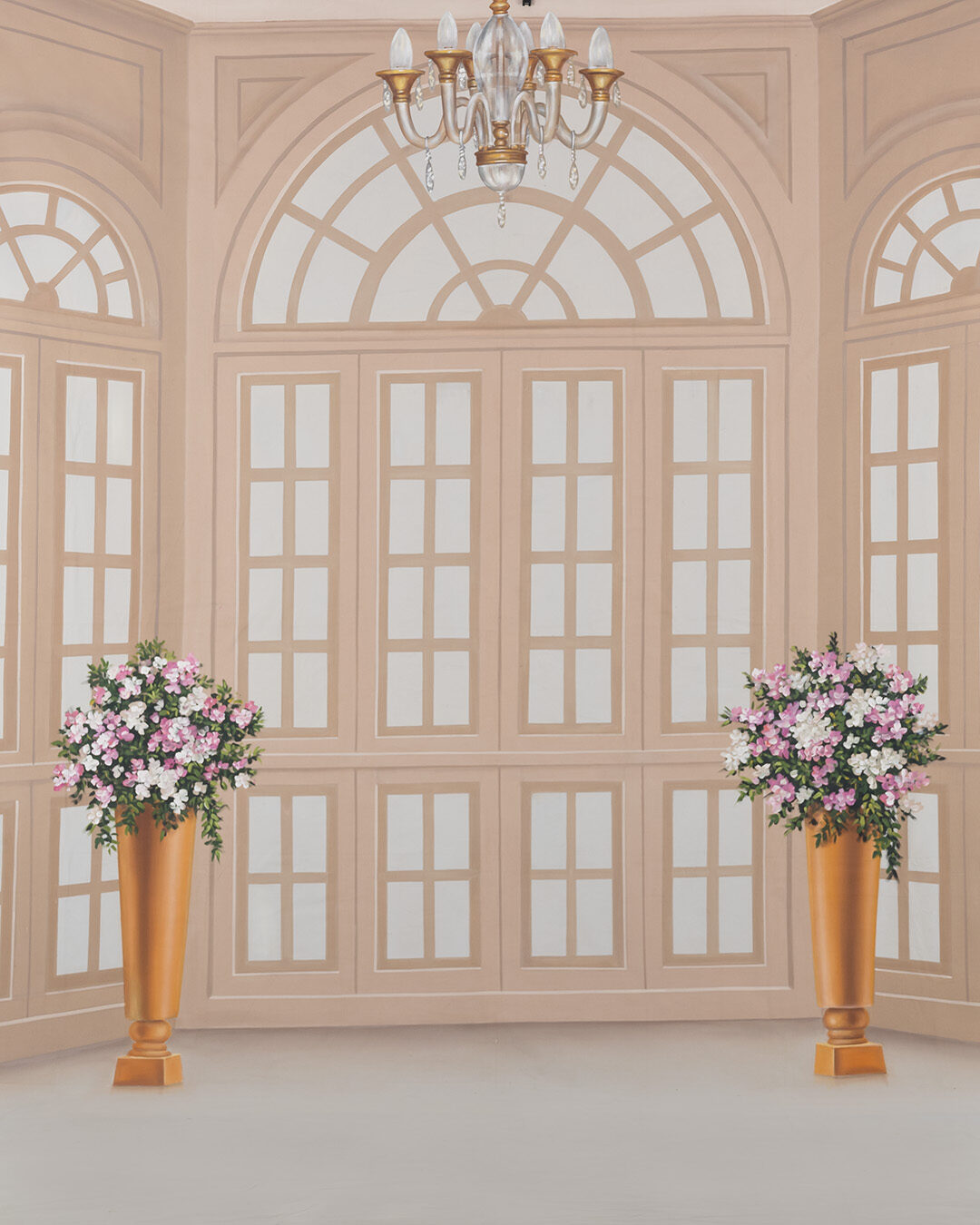 Backdrops4ever Blooming Palace 3D Scenic Photo Video Backdrop