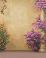 BE-SBD-048 Blooming Palace Backdrop (5) - StudioBackdrops.com
