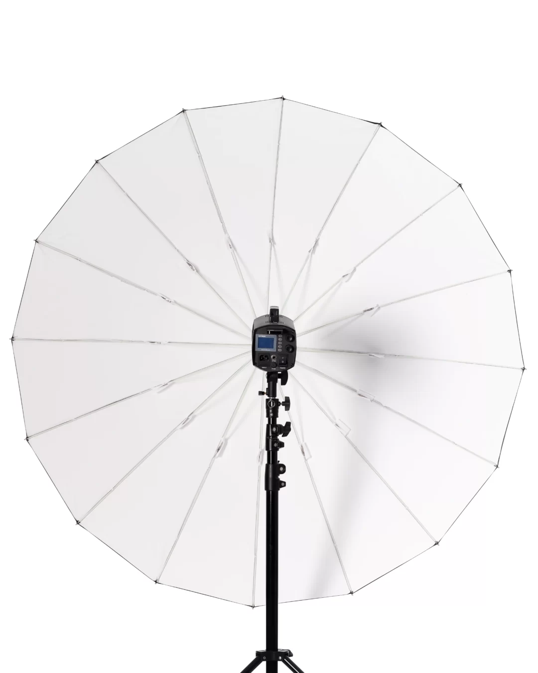 AriesX Lux Parabolic Umbrella White 150cm