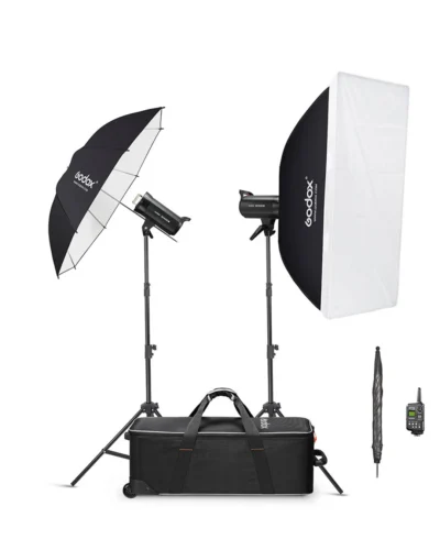 Godox SK400II-V Camera Flash Monolight (2-Light Kit)
