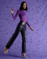 BE-3D-013 Regal Violet 3D Mottled Backdrop (2) - StudioBackdrops.com