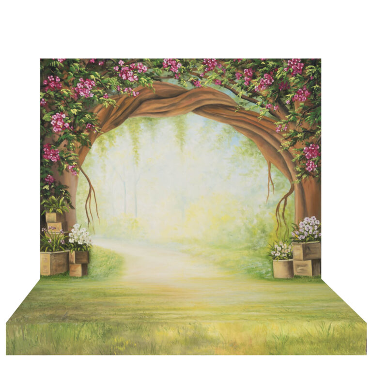 Baroque Studio Handpainted Canvas Background Fairyland