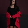 Backdrops4Ever Garnet Red Reversible Mottled Photography Backdrop