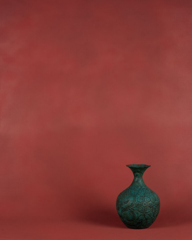 Baroque Studio Airbrushed Photography Backdrop Cinnabar