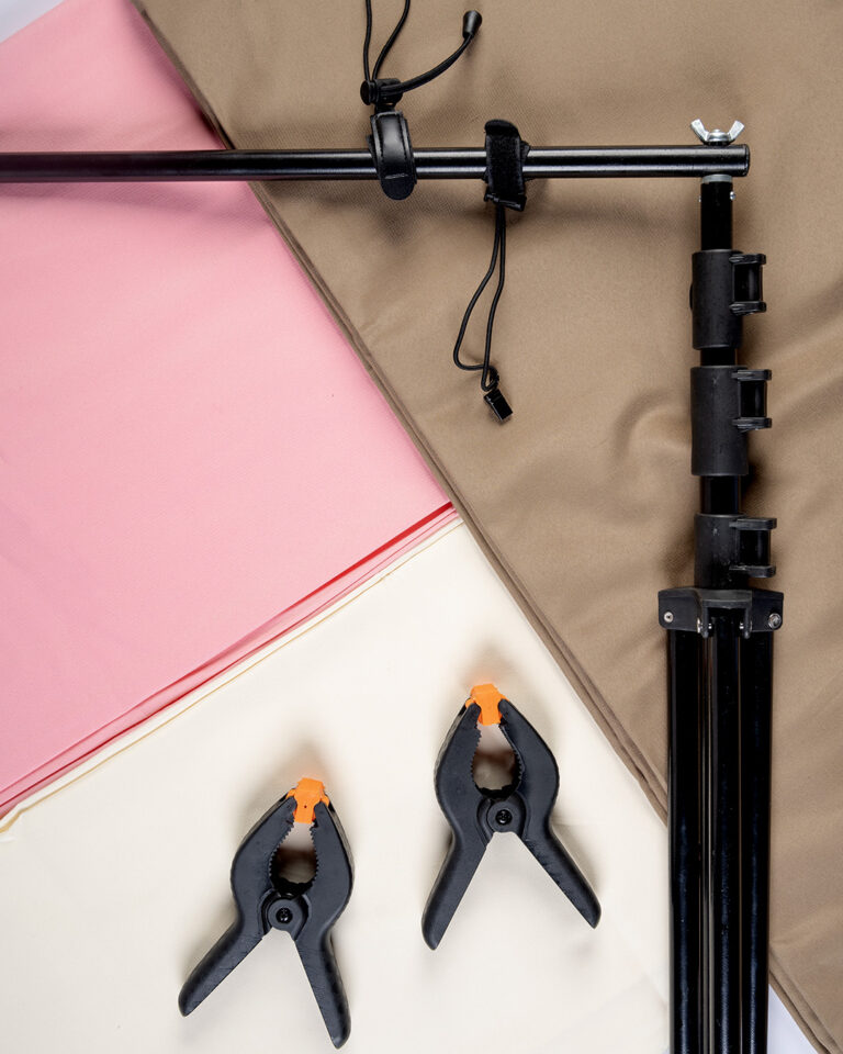 Backdrops4ever Classic Polyester Backdrops & Stand Combo (Influencer)