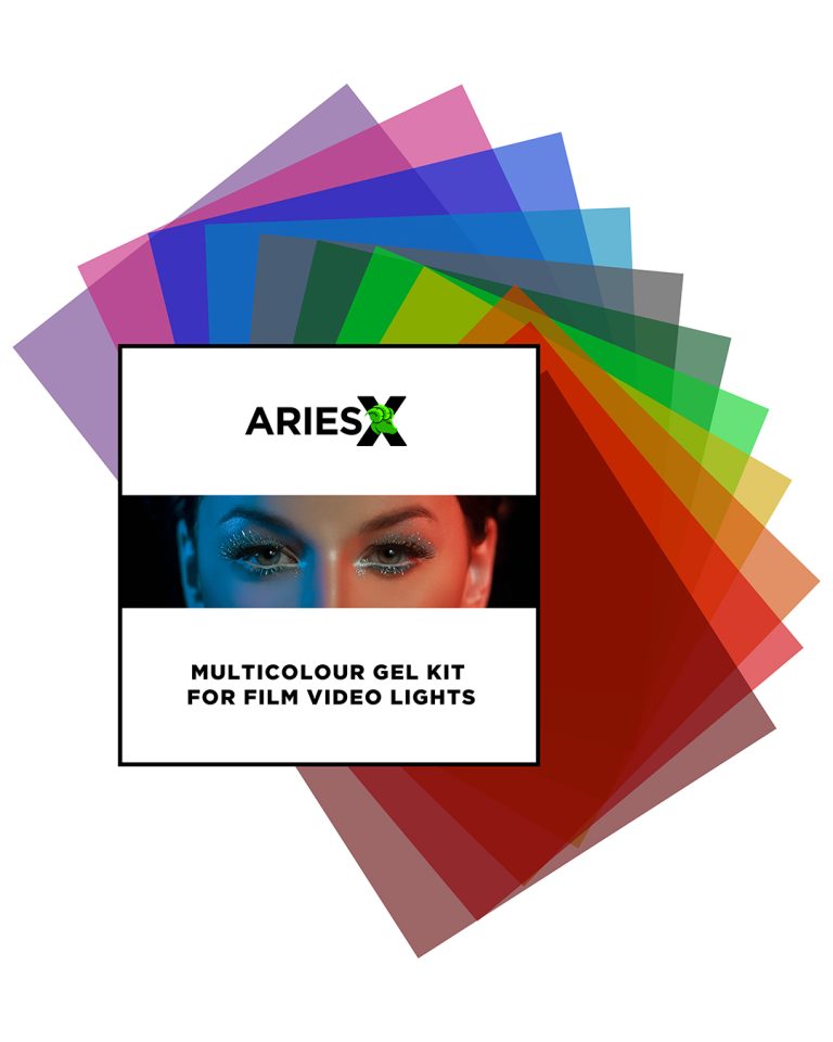 AriesX PrideX Color Gel Filter Set for Film Video Lights
