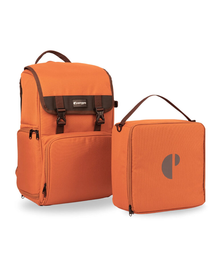CarryPro Pango V2.0 Camera Bag Travel Backpack (Rust Orange)