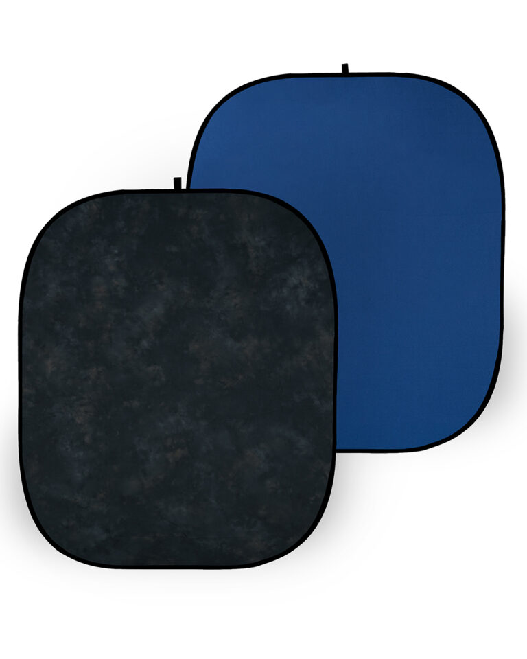 Twistflex Collapsible Flex Backdrop Chrome Blue (Textured)