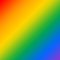 Diagonal rainbow gradient spanning red to purple, oriented diagonally from top-left to bottom-right.